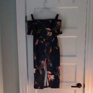 Dorothy Perkins Black Floral Jumpsuit